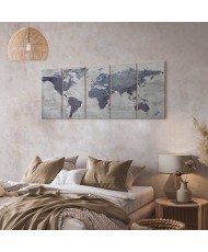 Paveikslas Betoninis pasaulio žemėlapis