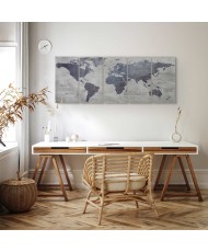 Paveikslas Betoninis pasaulio žemėlapis