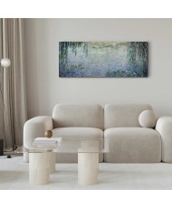 Paveikslas Claude Monet - Vandens lelijos. Giedras rytas su gluosniais