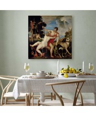 Paveikslas Titian - Venera ir Adonis
