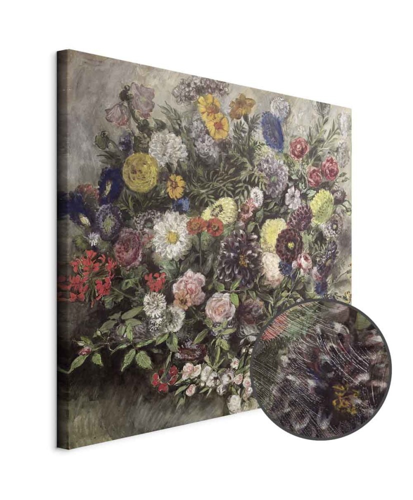 Paveikslas Eugène Delacroix - Gėlių puokštė