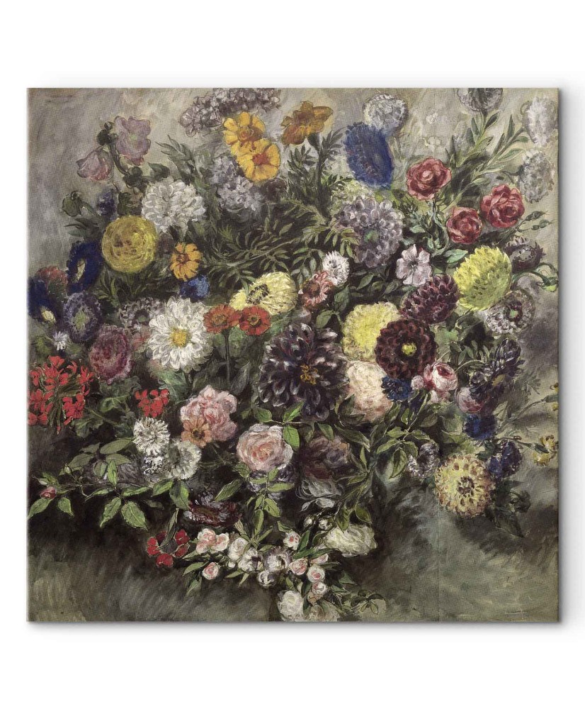 Paveikslas Eugène Delacroix - Gėlių puokštė