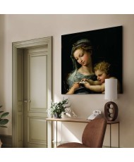 Paveikslas Rafael Santi - Rožės Madona