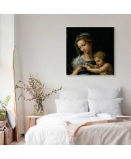 Paveikslas Rafael Santi - Rožės Madona