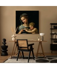 Paveikslas Rafael Santi - Rožės Madona