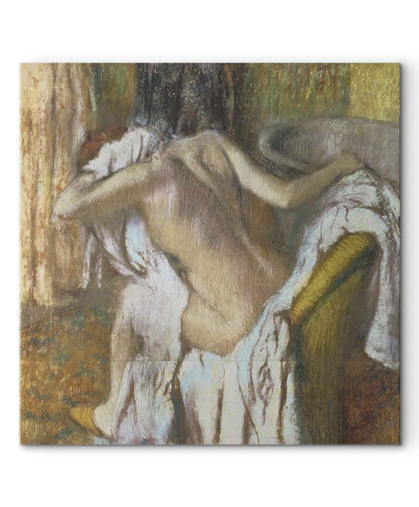 Paveikslas Edgar Degas - Besišluostanti moteris
