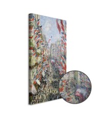 Paveikslas Claude Monet - Monorgėjaus gatvė Paryžiuje, 1896 m. birželio 30-osios šventė