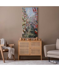 Paveikslas Claude Monet - Monorgėjaus gatvė Paryžiuje, 1896 m. birželio 30-osios šventė