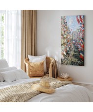 Paveikslas Claude Monet - Monorgėjaus gatvė Paryžiuje, 1896 m. birželio 30-osios šventė