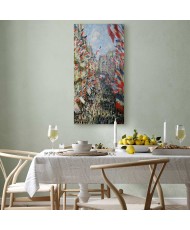 Paveikslas Claude Monet - Monorgėjaus gatvė Paryžiuje, 1896 m. birželio 30-osios šventė