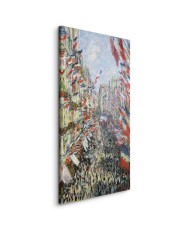 Paveikslas Claude Monet - Monorgėjaus gatvė Paryžiuje, 1896 m. birželio 30-osios šventė