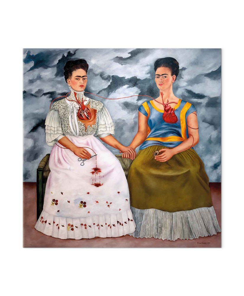 Paveikslas Frida Kahlo - Dvi Fridos
