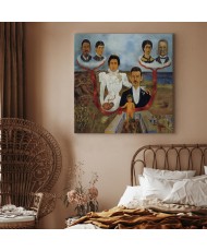 Paveikslas Frida Kahlo - Mano seneliai, mano tėvai ir aš