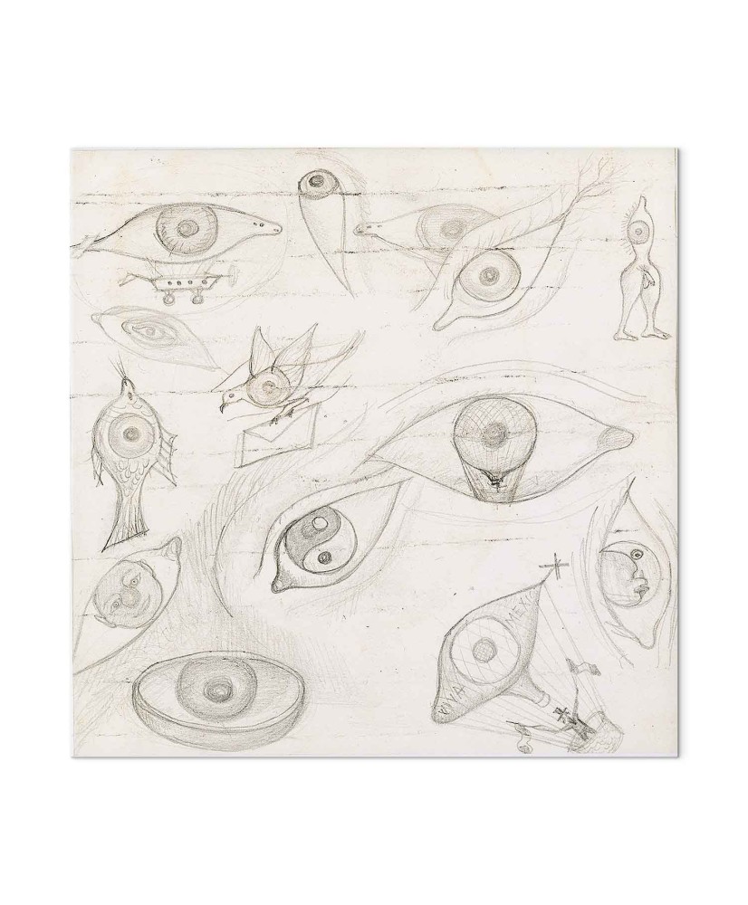 Paveikslas Frida Kahlo - Akių piešinys