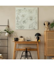 Paveikslas Frida Kahlo - Akių piešinys