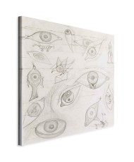 Paveikslas Frida Kahlo - Akių piešinys