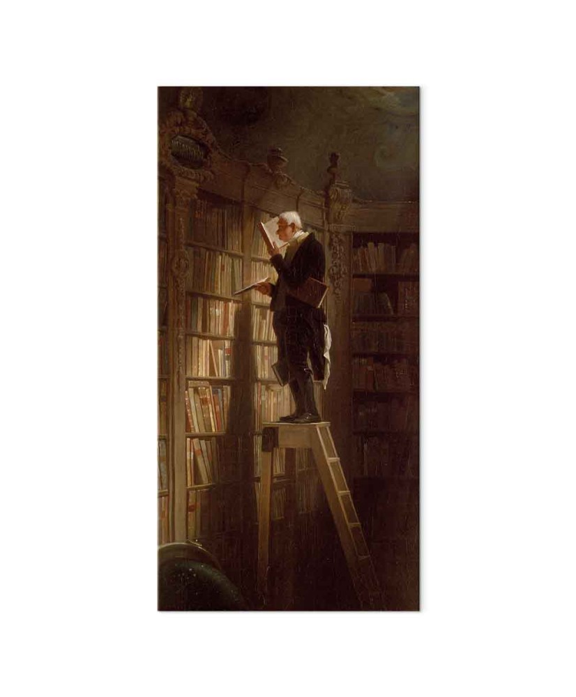 Paveikslas Carl Spitzweg - Knygų graužikas