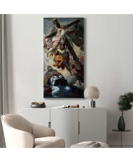 Paveikslas Tintoretto - Kryžiaus apsireiškimas šv. Petrui