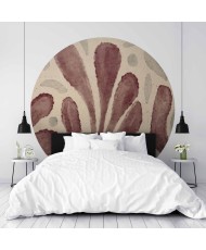 Apvalūs fototapetai - Ryškūs lapai Matissės dvasia