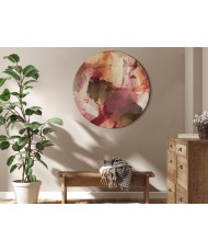 Apvalus paveikslas ant drobės - Pavasario akvarelė