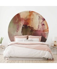 Apvalūs fototapetai - Pavasario akvarelė