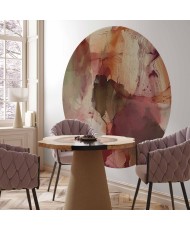 Apvalūs fototapetai - Pavasario akvarelė