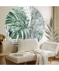 Apvalūs fototapetai - Tankios džiunglės