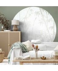 Apvalūs fototapetai - Azijos džiunglės