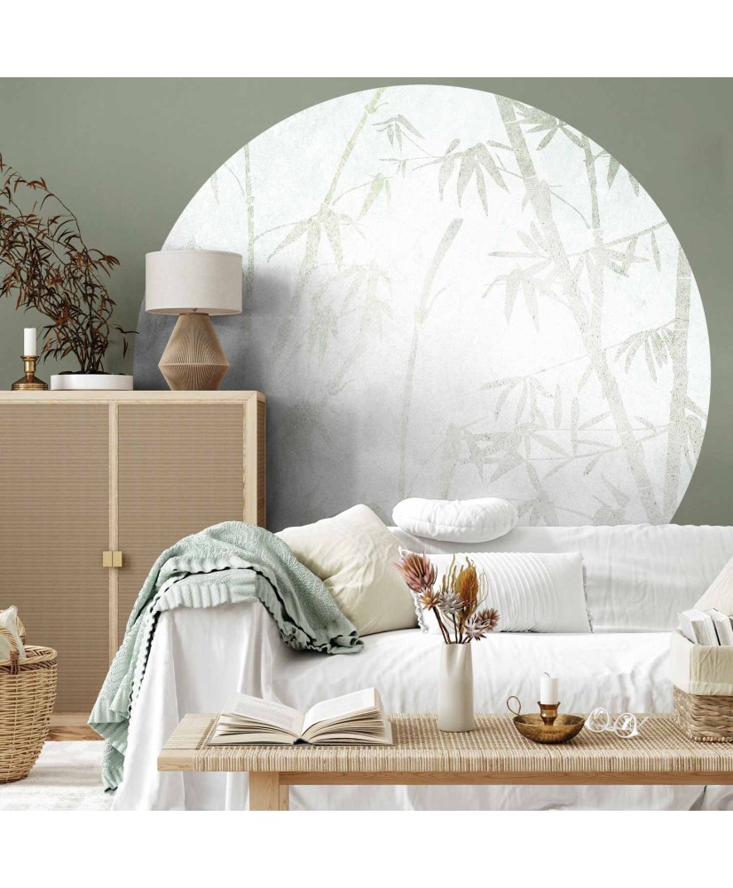 Apvalūs fototapetai - Azijos džiunglės