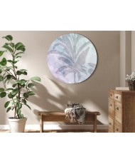 Apvalus paveikslas ant drobės - Palmės rūke