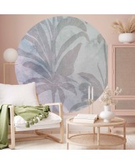 Apvalūs fototapetai - Migloti tropikai