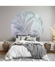 Apvalūs fototapetai - Migloti tropikai