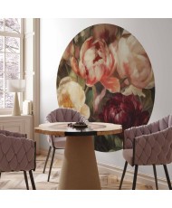 Apvalūs fototapetai - Charizmatiškos peonijos