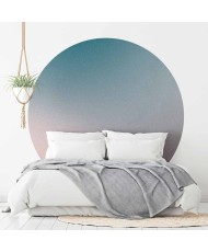 Apvalūs fototapetai - Prislopintų spalvų nostalgijos gradientas