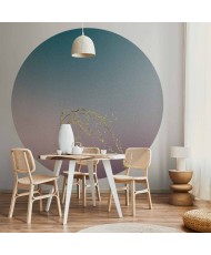 Apvalūs fototapetai - Prislopintų spalvų nostalgijos gradientas