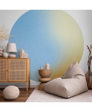 Apvalūs fototapetai - Ryškių spalvų energingas gradientas