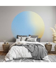 Apvalūs fototapetai - Ryškių spalvų energingas gradientas