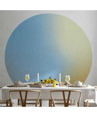 Apvalūs fototapetai - Ryškių spalvų energingas gradientas