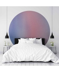 Apvalūs fototapetai - Vaivorykštės rūko gradientas