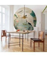 Apvalūs fototapetai - Prie Azijos tvenkinio