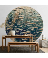 Apvalūs fototapetai - Vandenyno gamta