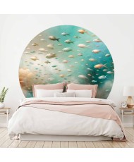 Apvalūs fototapetai - Vandenyno grožis