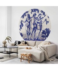 Apvalūs fototapetai - Senovinis vynuogynas