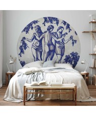 Apvalūs fototapetai - Senovinis vynuogynas