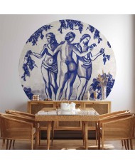 Apvalūs fototapetai - Senovinis vynuogynas