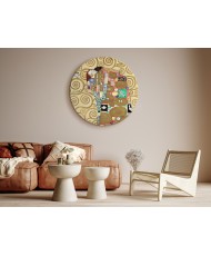 Apvalus paveikslas ant drobės - Gustav Klimt Išsipildymas