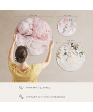 Apvalus paveikslas ant drobės - Claude Monet Sen Adreso paplūdimys