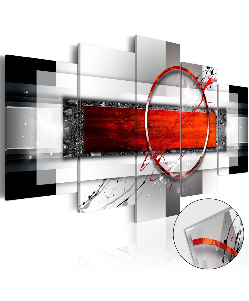 Akrilinis paveikslas – Karmino pliūpsnis