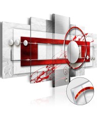 Akrilinis paveikslas – Karmino energija