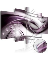 Akrilinis paveikslas – Violetinis švytėjimas